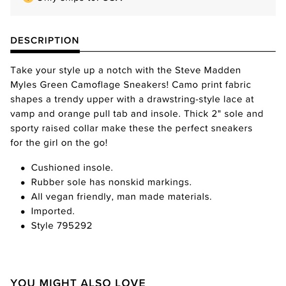 Steve Madden Myles Green Camouflage Sneakers - Picture 13 of 13